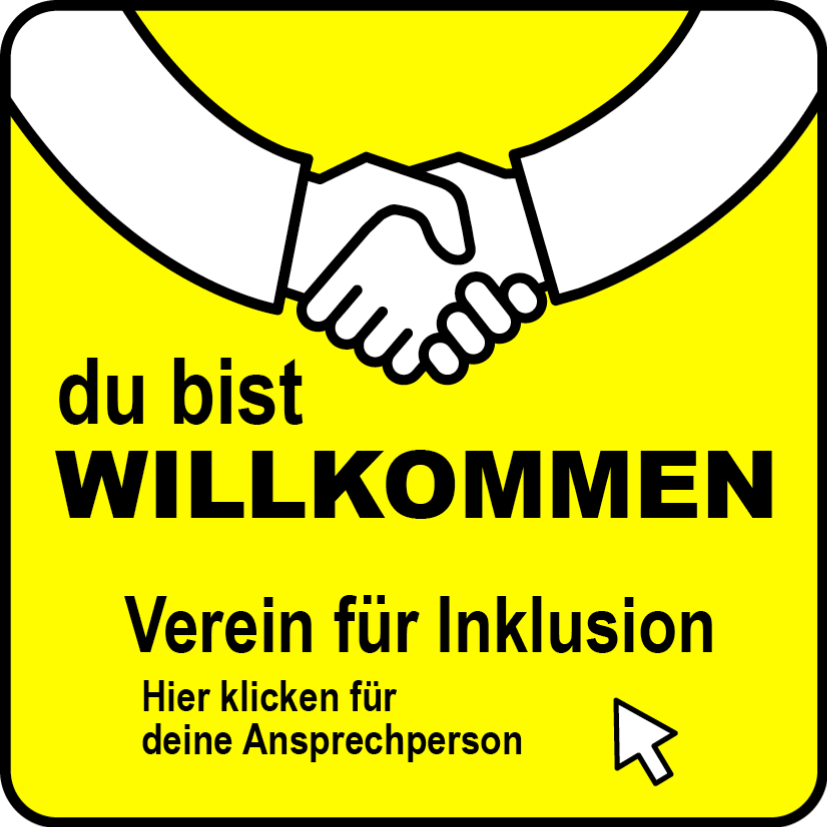 Inklusions-Button – Du bist willkommen!